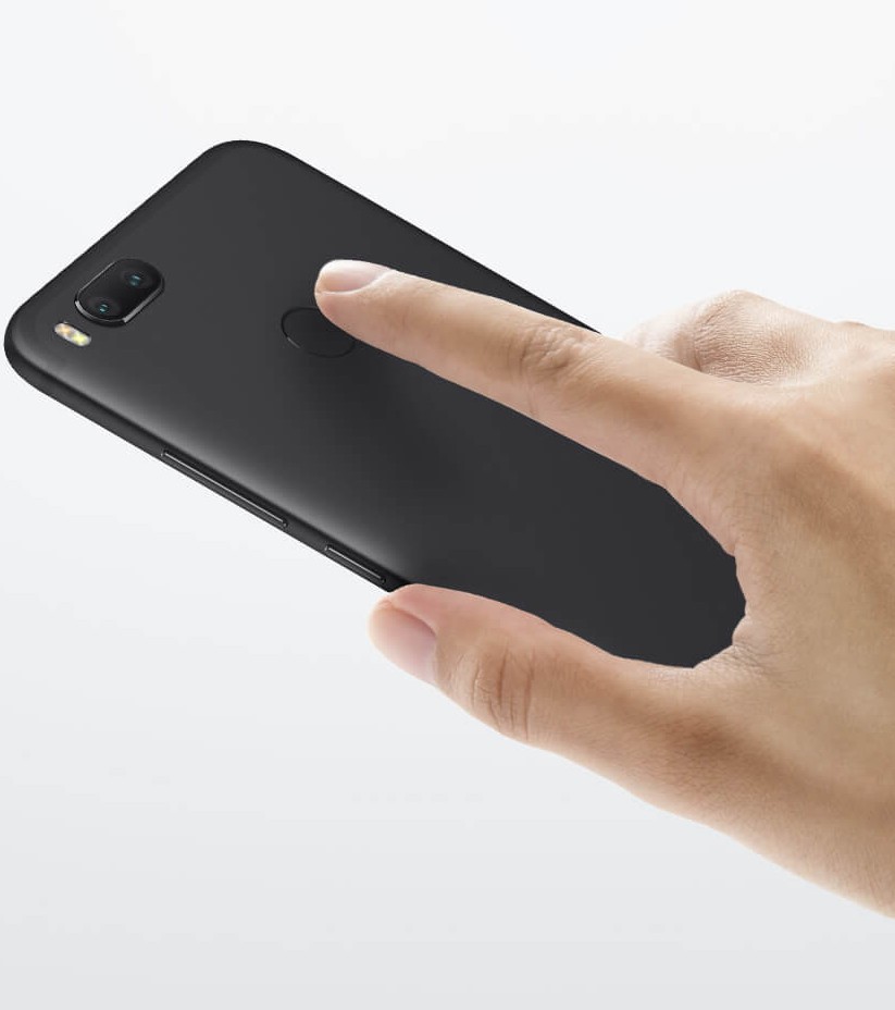 Rear fingerprint sensor